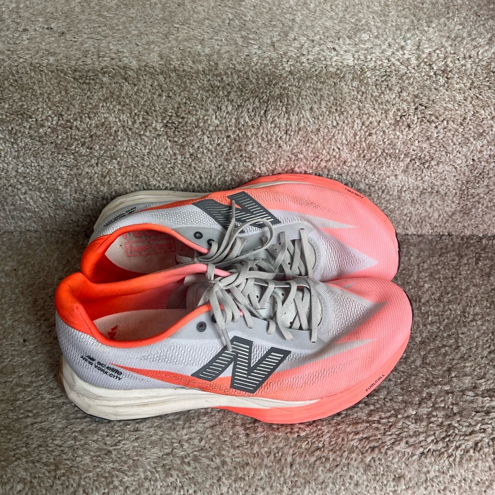 New Balance Women’s Pink/Coral and Gray FuelCell Running Shoes